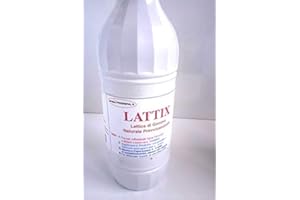 prodigital LATIX 1 LT Lattice di Gomma CREMOSO PREVULCANIZZATO PENNELLABILE per Creare STAMPI Oppure Utilizzato nella scenografia Denso E Anti GRUMOLI