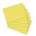 Produktbild Herlitz 10835783 Karteikarte A4 100Stück blanko gelb