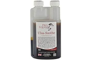 PRO-EQUINE Ulsa-Soothe horse supplement 500ml. Aloe Vera juice with powerful healing and soothing properties including Slippery Elm, Seabuckthorn and Liquorice.