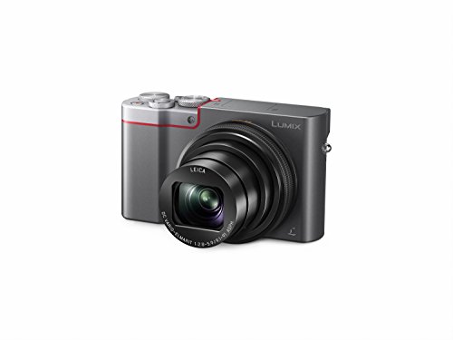 Panasonic Lumix DMC-TZ100EBK Compact Digital Camera (20.1 MP, 25-250 mm, 10x Optical Zoom, F2.8-5.9 Leica Lens) - Silver