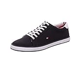 moma herren schuhe 41 Absatzhöhe: 0 - 3 cm Tommy Hilfiger FM0FM00596 Herren Sneaker Textimaterial Flexible Gummilaufsohle, Groesse 41, dunkelblau