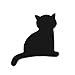 Leschi Warming pillow (for babies) | 36492 | Minina the cat | sitting | small | Colour: Midnight / Midnight