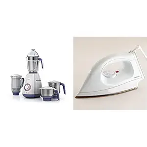 PHILIPS HL7701/00, HI114 750W Mixer Grinder and Dry Iron