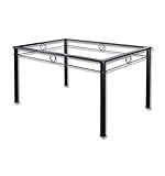  Mesa de forja Jaén - 16-Marfil con Cobre, Mesa de 120x70x74 cm. de Alto