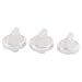 Produktbild sourcingmap® 3Stk Kochen Plastik Gas Herd Hitze Feuer Kontrolle Drehen Bereich Schalter Knopf