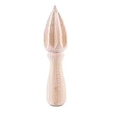 Bigsweety Healthy Eating Handheld Lemon Squeezer Wooden Citrus Reamer (Style 1)