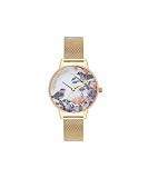Olivia Burton Damen Analog Quarz Uhr mit Edelstahl Armband OB16ER12