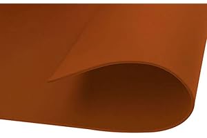 INNSPIRO Goma EVA marrón láminas 20x30cm.x1mm. 20u. Material muy utilizado para manualidades y decoración