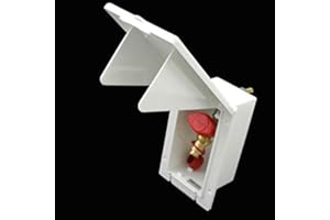 PRO-STYLING MPK - Presa a gas per esterni, per camper, roulotte, caravan, colore bianco rettangolare