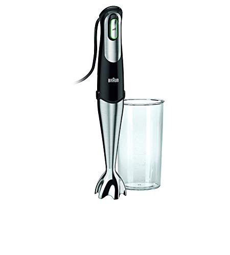 Braun MQ700 Soup Mixeur Plongeant Noir 10 x 5,7 x 39,6 cm
