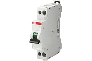 ABB Interruttore Automatico Magnetotermico 1P+N 4,5 Ka Curva C 1 Modulo Din SN201LC20 20 Ampere