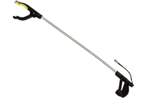 GREEN JEM Strong Aluminium Pick-Up Tool 75cm Magnetic Mobility Pick Up Tool, Green Finish