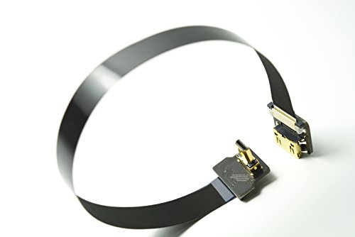Neue BLACK FPV HDMI Kabel Micro HDMI Stecker Schnittstelle zu MINI HDMI weibliche Schnittstelle für GH4 BMPCC A5000 A6000 A7S A7R 20CM - 8