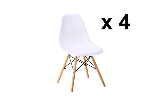 Mobelcenter - Pack de 4 sillas Tower Wood, Ref 0783