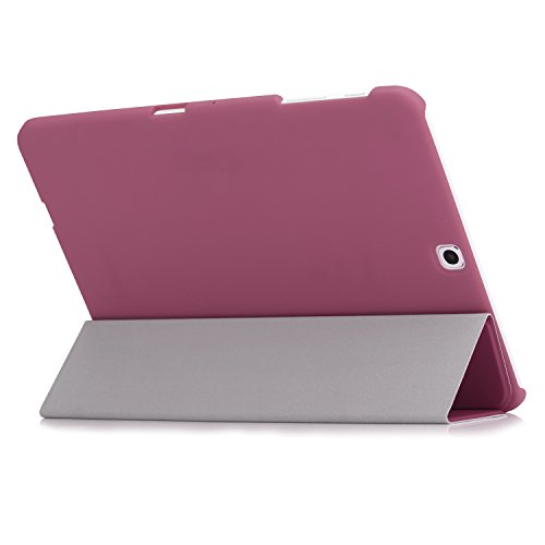 MoKo Samsung Galaxy Tab S2 9.7 Hülle – Ultra Slim PU Leder Tasche Schutzhülle Schale Smart Case Cover mit Auto Sleep/Wake up Funktion und Standfunktion für Galaxy Tab S2 9.7″ Tablet-PC, Violett - 4
