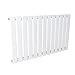 Price comparison product image WarmeHaus Horizontal Designer Radiator Flat Panel Modern Heating Double White 600x980mm - Modern Central Heating Space Saving Radiators - Perfect for Bathrooms, Kitchen, Hallway, Living Room