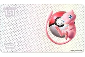 BB-Toy-Trades Compatibile con Pokemon TCG Playmat Tappetino da gioco, tappetino da tavolo, Karmesin & Viola Pokemon 151 Mew Playmat