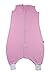 Produktbild Schlummersack Schlafsack mit Füssen aus Bambus-Baumwolle ungefüttert für den Sommer in 0.5 Tog - Pink - 6-12 Monate/70 cm mit Druckknöpfen an den Beinen