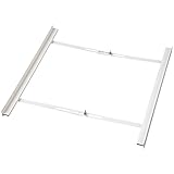 Apto también para lavadoras con un fronte tratada o de arco con un cajón detergente en polvo con una válvula de limpieza en la parte inferior del frontal.