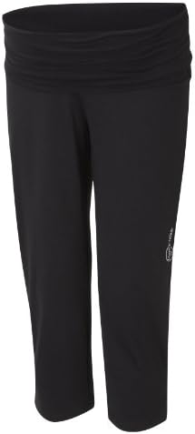 Maternity Sports Below Knee Capri, Black