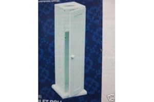 LIME SHOP White Wooden Toilet Paper Cabinet/ Bathroom Storage/ New