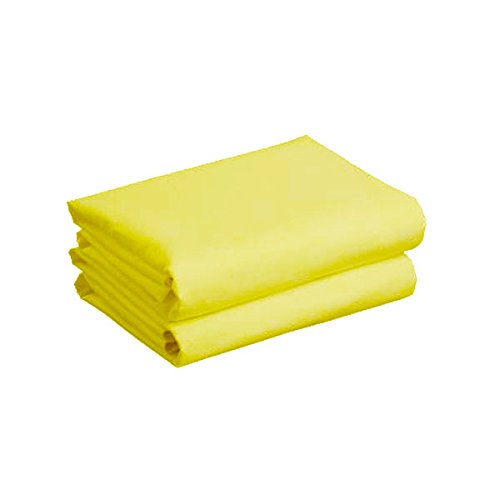 Jersey Cot Bed Fitted Sheets (Pack of 2, Lemon)