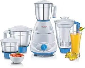 Prestige Atlas Plus 750 W Juicer Mixer Grinder (Blue, White, 4 Jars)