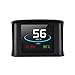 Produktbild ACBungji HUD Auto KFZ Head Up Display OBD II LCD- Anzeige Einfache Und Klar Tacho Geschwindigkeitsmesser KM/H MPH RPM-Alarm Voltmeter Wassertemperatur Gesamtfahrzeit mit DC 12V Fahrzeugen Kompatibel
