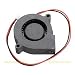 Produktbild Bloomgreen Co. nagelneue schwarze Brushless DC Kühlgebläse Fan 2 Drähte 5015S 12V 0,06A 50x15mm