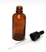 Produktbild Bee Beautiful 100ml Amber Glass Bottle with Clear Glass Dropper Pipette