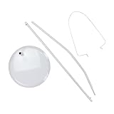 Stabile Himmelhalter mit Standfuß Universal Himmelstange Freistehend Weiß für Babybett, Wiegen ect. - 3