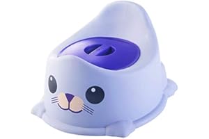 MARKELL Baby TöPfchen Trainingssitz mit RüCkenlehne Tragbarer Topf für Kinder Baby Boy Toilette Netter TöPfchen für - Lila