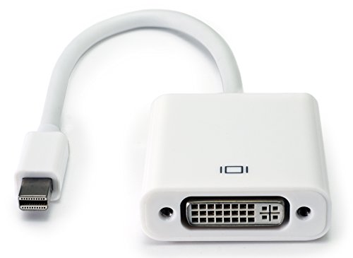 MyGadget Mini Displayport auf DVI Adapter – DP Konverter Kabel – Zubehör für Apple MacBook Air, Pro, iMac, Mac, Surface Pro, Lenovo in Weiß - 4