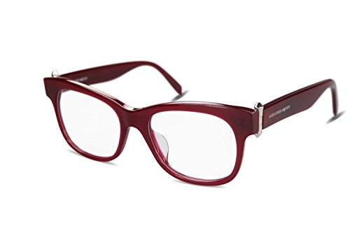Preisvergleich Produktbild Alexander McQueen Brille für Frauen AM00050A col. 004 Rot / Wayfarer / Kunststoff