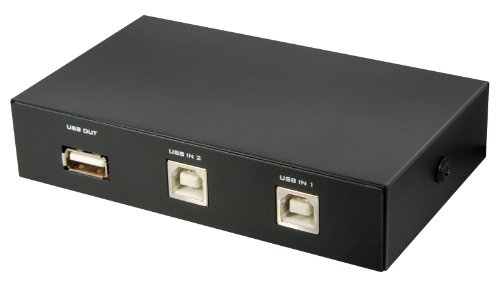 USB 2.0 Data Switch – Umschalter elektronisch USB – 2 Anschlüsse [Elektronik] - 2