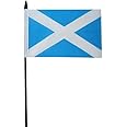Scotland St Andrews Light Blue Small Hand Waving Flag 6" x 4" FlagSuperstore©