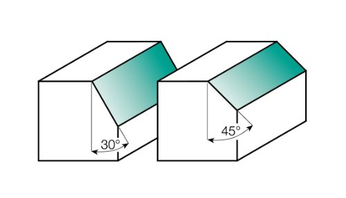 ENT Oberfräser Fasefräser HW (HM) mit Kugellager S8x32 Z2 30° D23x9,5mm - 2
