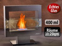 Carlo Milano Offener Deko-Kaminofen für Bio-Ethanol mit Standfuß - 3