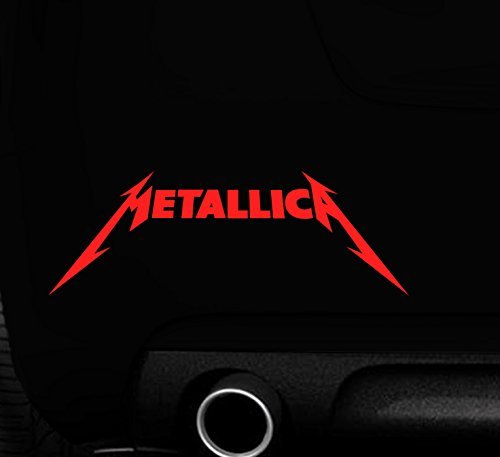 MR WHEEL TRIMS - Adesivo per auto con scritta "Metallica"