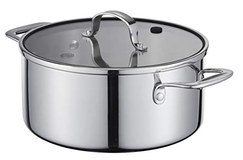 Preisvergleich Produktbild MasterChef MC 700268 Kasserolle, silber, 24 cm, Aluminiumguss
