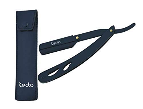 Professional Barber Straight Cut Throat Razor/Straight Razor for Moustache & Beard Shaving Razor Light Weight Black Colour/Shaving Razor/Black Razor/High Quality Razor/Barber Razor