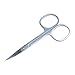 Well-Goal 1pcs VOV Ladies Curved Edge Eyebrow Hair Scissor Tone Makeup Tool---Silver