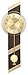 Produktbild Moderne Wanduhr mit Quartzwerk, batteriebetrieben AMS -Quartz-Pendeluhr 69cm- 7412