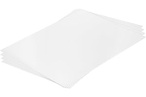 QUARKZMAN Plaque en Plastique ABS, 4 Pièces 0.5mm Épaisseur 40x30cm Feuilles de plastique Panneau pour Construction de Modèle, Bricolage Modèles, Artisanat, Présentation de Projet, Blanc