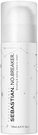 Sebastian Professional NO.BREAKER Crema sin aclarado para fijar y peinar, Crema acondicionadora intensa con protección térmica, 72 horas Fijación flexible y sin encrespamiento, 145ml