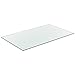 Produktbild [neu.haus] Glasplatte 120x65cm Eckig Glasscheibe Tischplatte ESG Glas Kaminplatte Kaminglas DIY Tisch