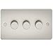 Produktbild Knightsbridge FPAV2163PL 60 - 400 W 3G 2-Way Dimmer with Flat Plate - Pearl by Knightsbridge