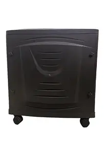 Shreya Battery Trolley Inverter Battery Trolley with Wheels for Single Battery Home Color Grey Pack of 2