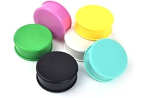 S STUARTS DIRECT LIMITED Plastic Herb Grinders, Premium Cool 3 Part Grinder (60mm) Magnetic Shark Teeth Assorted Colours, 3 Piece Herb Grinder, Portable and Pocket Size, Smell Proof Airtight Stash Compartment