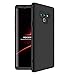 Price comparison product image BCIT Samsung Galaxy Note 9 Cover 360 Degree Protection 3 in 1 Slim PC Cover Shockproof Shell Full Body Coverage Hard Protective Case HD protective filmFor Samsung Galaxy Note 9 - (Black)